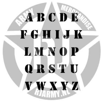 Army letters - RJ Army