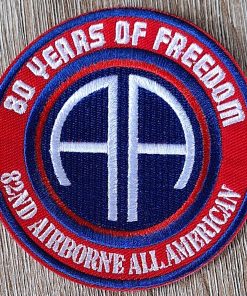 Stof embleem 82nd Airborne Division 80 jaar