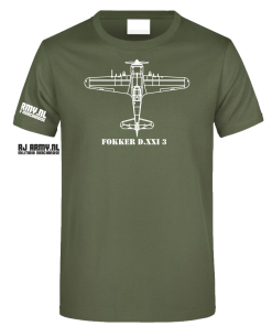 Fokker D.XXI 3 bovenkant