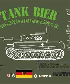Tank bier Tiger 123