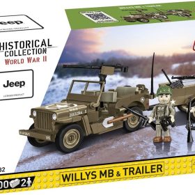 COBI 3132 WILLYS MB & Trailer